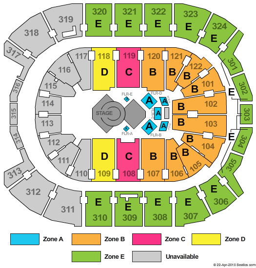 Scotiabank Arena Alegria Zone Seating Chart